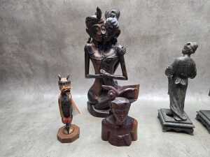 Assorted Oriental figures - 4
