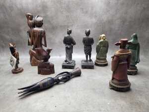 Assorted Oriental figures - 6