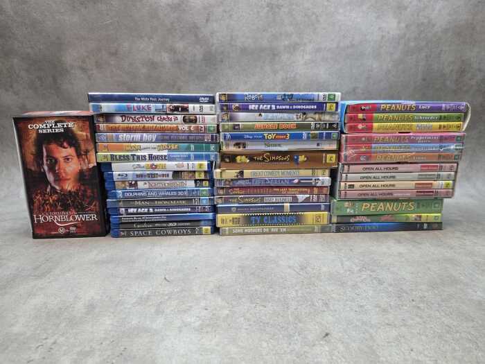 DVDs and Blu-rays, including box sets