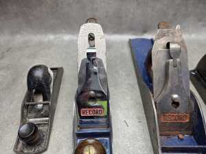 Five hand planes, including Stanley No. 4.5 - 3