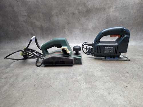 Two power tools including Bosch PHO 1 sander