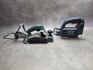 Two power tools including Bosch PHO 1 sander