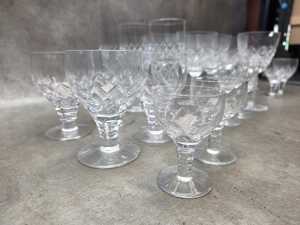 Cut crystal stemware inc Stuart - 4