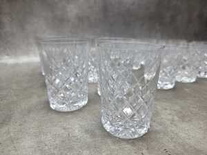 Cut crystal drinkware tumblers - 3