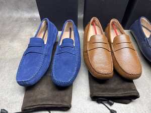 Four pairs of NEW Nappa Tori Australia leather men's shoes size UK 8 - 2