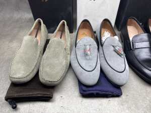 Four pairs of NEW Nappa Tori Australia leather men's shoes size US 9 - 2
