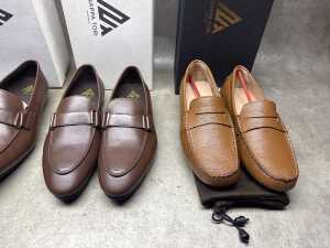 Four pairs of NEW Nappa Tori Australia leather men's shoes size US 9 - 3