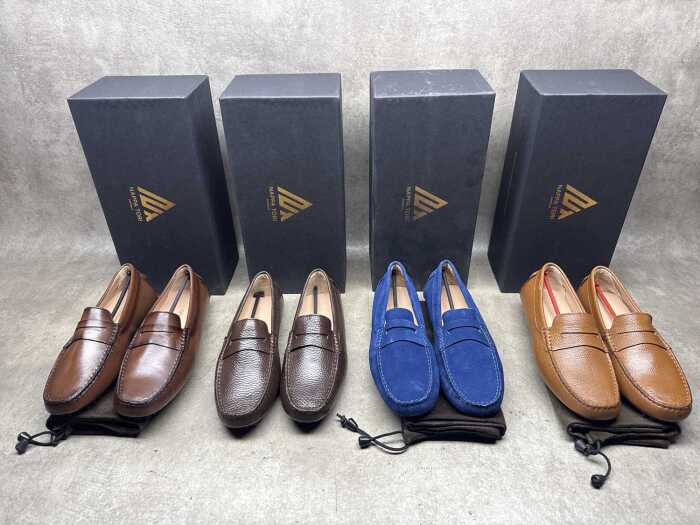 Four pairs of NEW Nappa Tori Australia leather men's shoes size UK 6