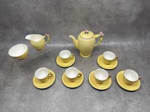 Royal Winton porcelain coffee setting for six, A/F - 2