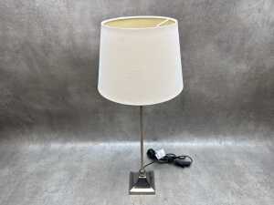 Four chromed table lamps - 3