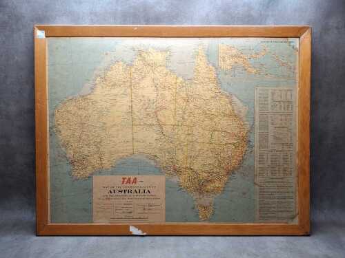TAA Map of the Commonwealth of Australia and the Territory of Papua/New Guinea. Ninth Edition.