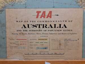 TAA Map of the Commonwealth of Australia and the Territory of Papua/New Guinea. Ninth Edition. - 4