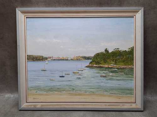 Fergus D. Robertson, Afternoon Light Balmoral, 1973. Oil painting on board