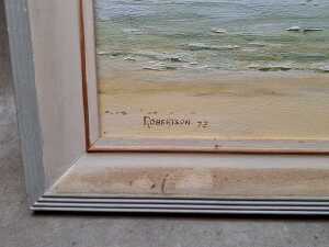 Fergus D. Robertson, Afternoon Light Balmoral, 1973. Oil painting on board - 3