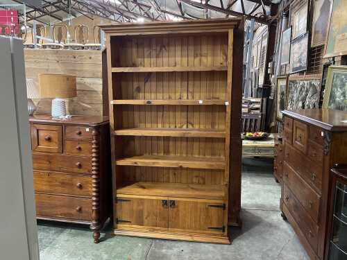 Solid timber bookcase