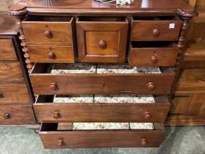 Australian Colonial cedar chest of drawers - 3
