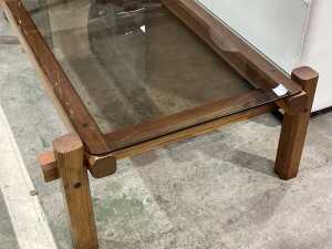 Mid-century modern Brutalist style coffee table - 2
