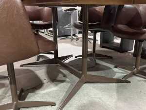 Mid-century modern Kendall seven-piece dining suite - 4