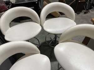 Set of four modern bar chairs - 2