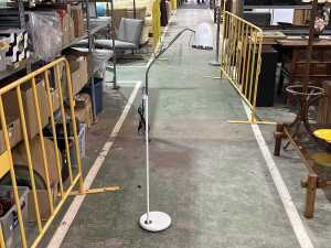 Modern Mercator floor lamp with flexible neck