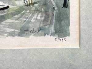 Pair of Herbelot (French, working 1950s) hand-coloured editioned prints - 4