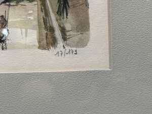 Pair of Herbelot (French, working 1950s) hand-coloured editioned prints - 5
