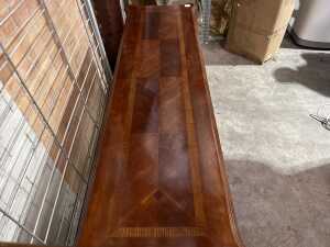 Mahogany console table - 2