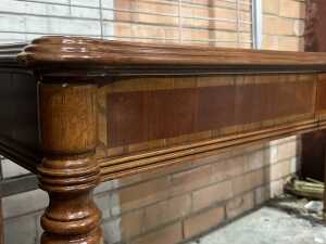 Mahogany console table - 3