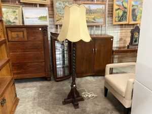 Antique floor lamp