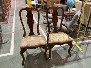 Eight Queen Anne style chairs - 2
