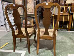 Eight Queen Anne style chairs - 3