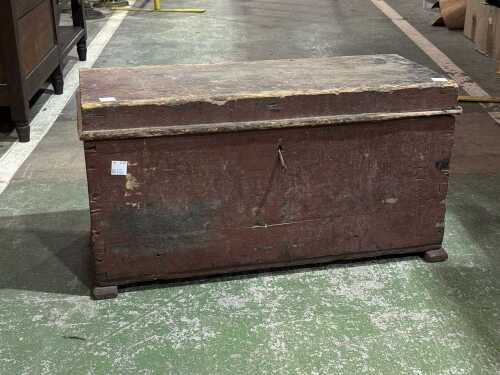 Vintage timber tool chest