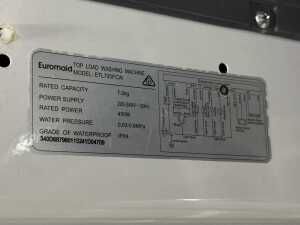 Euromaid 7Kg top load washing machine - 5