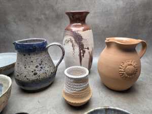 Studio pottery ceramic decorative pieces - 3