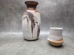 Studio pottery ceramic decorative pieces - 5