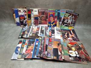 Collection of Sports Illustrated magazines from the 80s and 90s