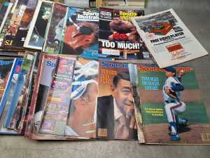 Collection of Sports Illustrated magazines from the 80s and 90s - 2