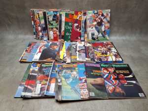 Collection of Sports Illustrated magazines from the 80s and 90s