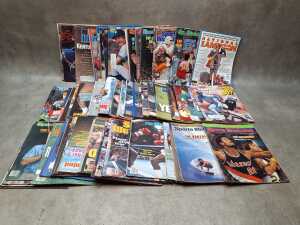 Collection of Sports Illustrated magazines from the 80s and 90s