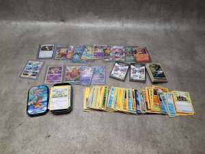 Group of Pok&eacute;mon cards, including sealed