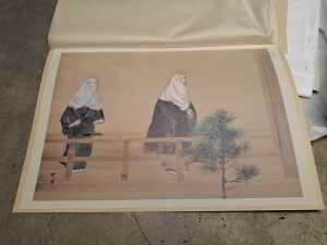 Assorted unframed Asian artworks, mostly Japanese woodblock prints - 5