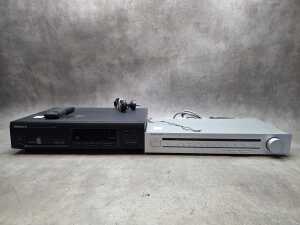 Two HiFi components, Pioneer and Kenwood