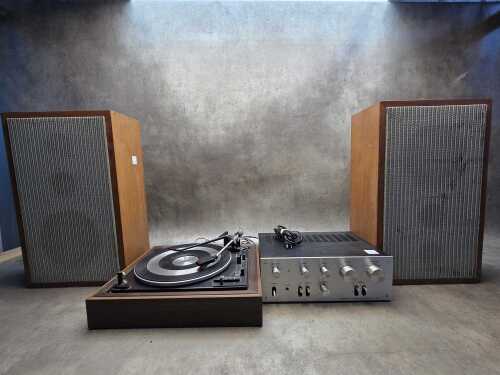 Three vintage HiFi components