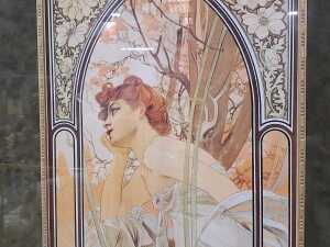 After Alphonse Mucha, two framed prints - 2