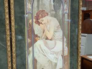After Alphonse Mucha, two framed prints - 3