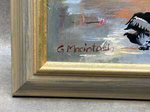 Grahame MacIntosh, Grampian Reflections. Acrylic painting on board - 3