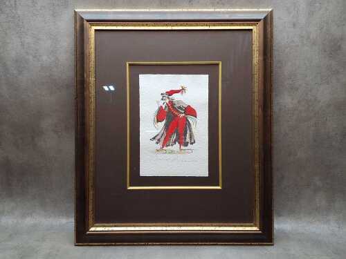 Artist unknown, Pantalone, Venezia 2003. Watercolour painting on paper