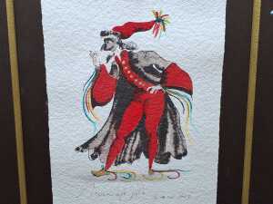 Artist unknown, Pantalone, Venezia 2003. Watercolour painting on paper - 2
