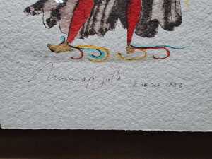 Artist unknown, Pantalone, Venezia 2003. Watercolour painting on paper - 3