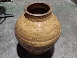 Two hand-made rustic terra cotta pots - 2
